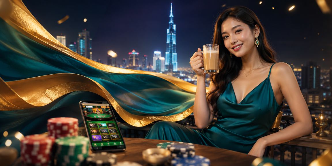 Pemain kasino mudah alih Kuala Lumpur memainkan Poker melalui telefon pintar